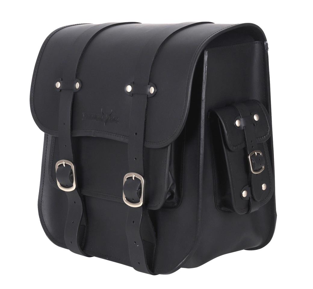 Saddlebag "Frisco" 36 litres with bracket 183 mm suitable for HD Softail+Cruiser - left