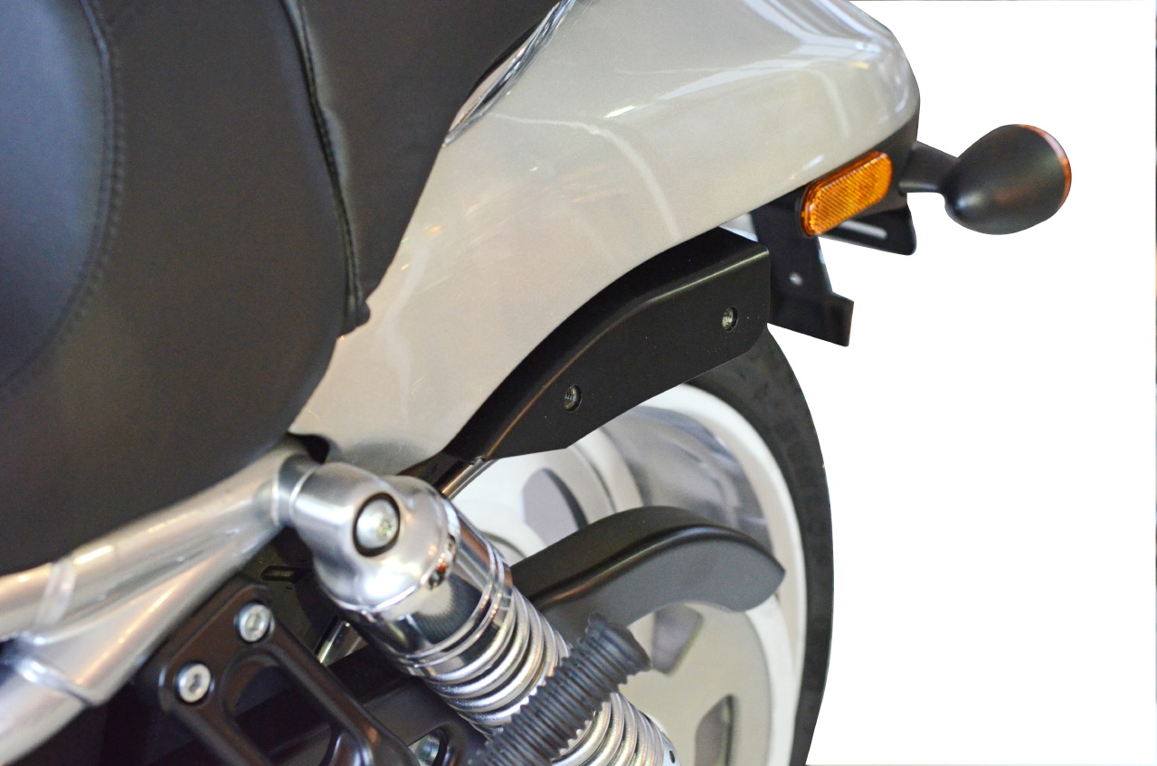 Saddlebag "Toledo" 13 litres with bracket suitable for HD V-Rod (2007-2010) - left