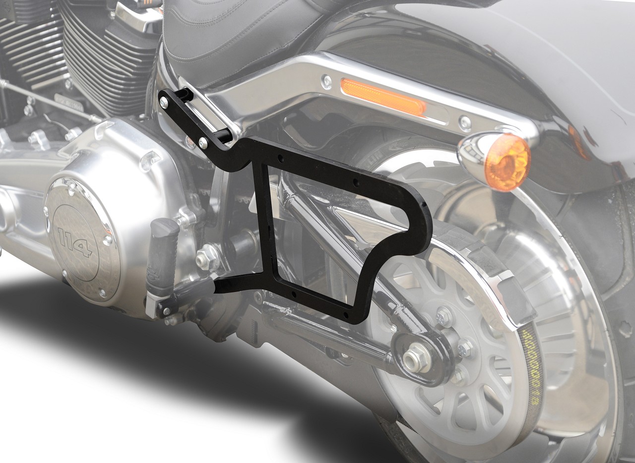 Saddlebag bracket suitable for HD Softail+Cruiser - left