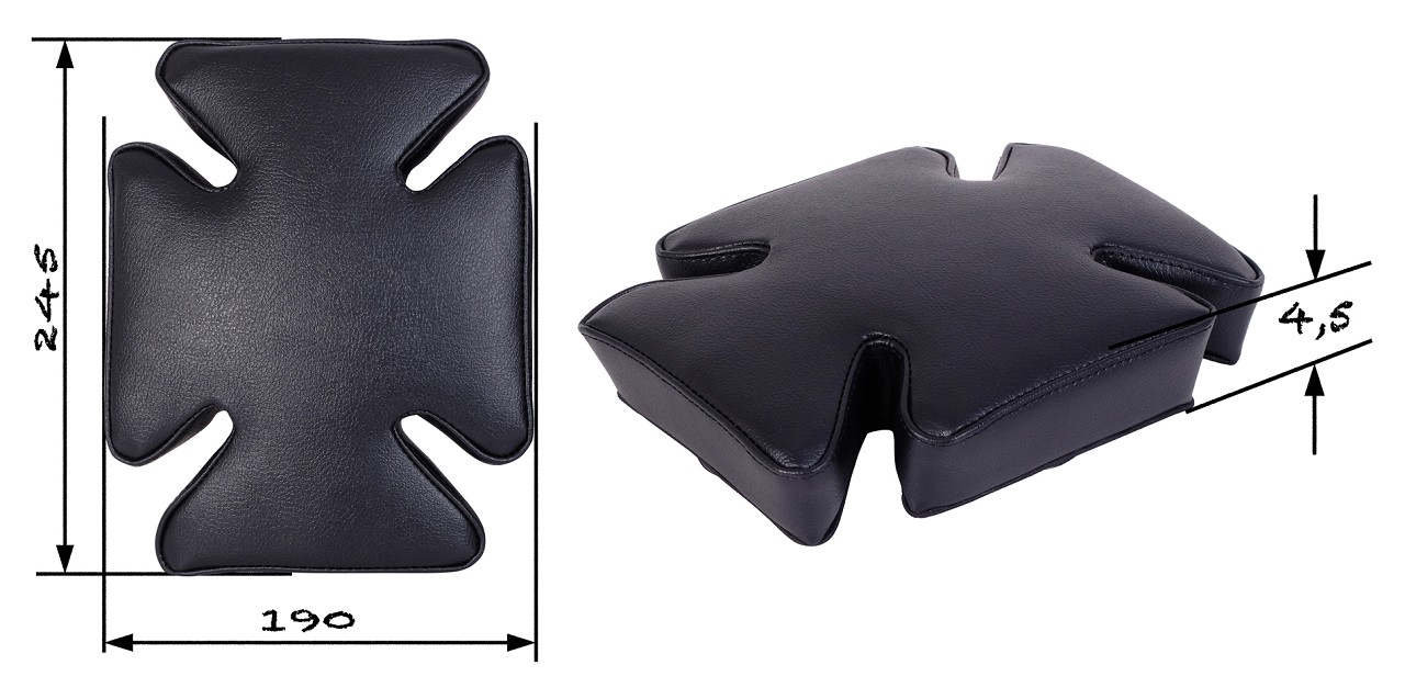 Seat pad "Iron Cross"