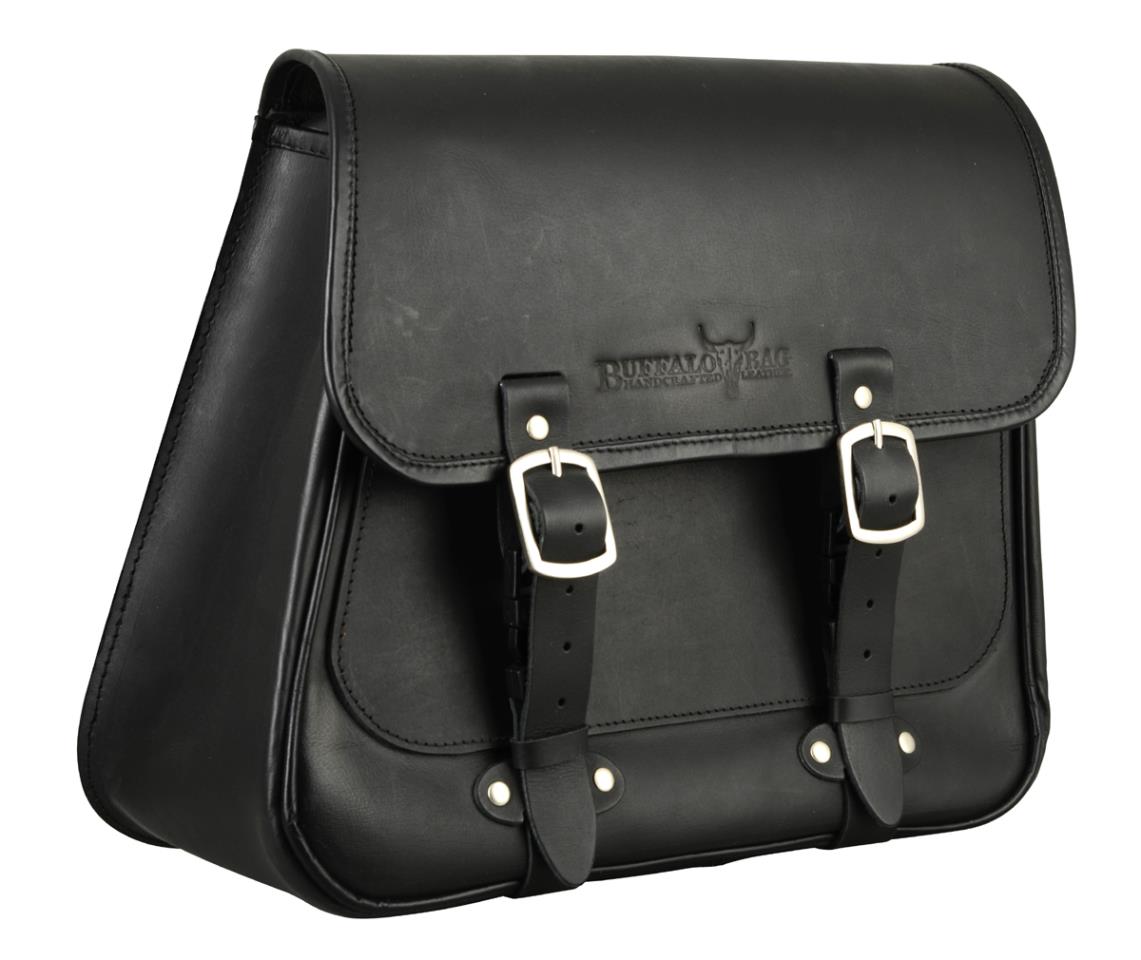 Saddlebag "Boston" 20 litres with bracket 235 mm suitable for HD Softail+Cruiser - right