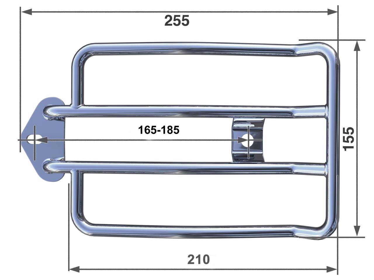 Luggage rack suitable for HD Sportster