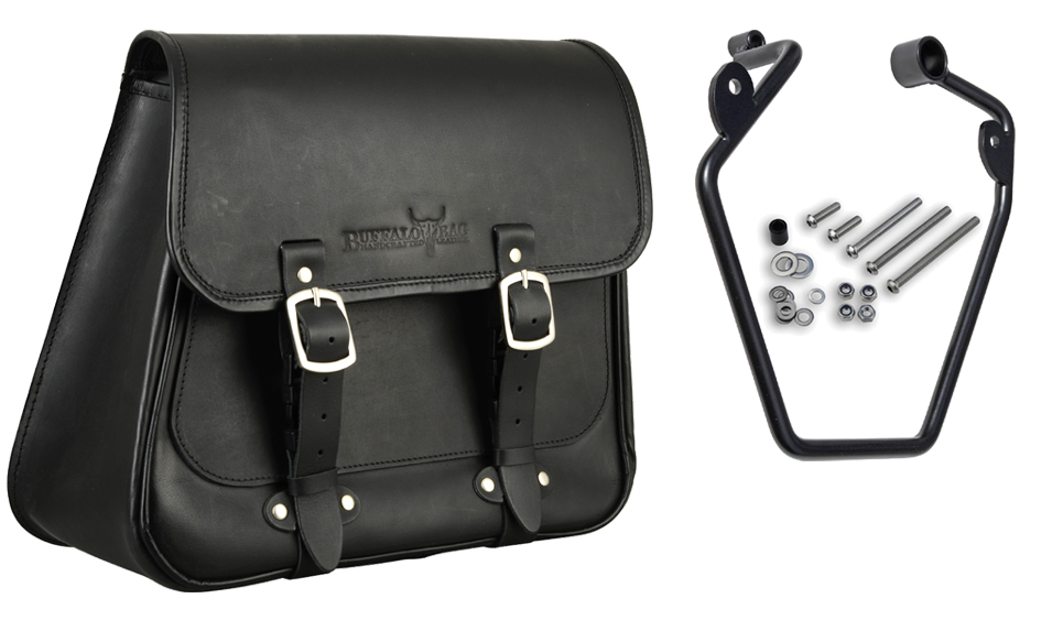 Saddlebag "Boston" 20 litres with bracket suitable for HD Sportster- right