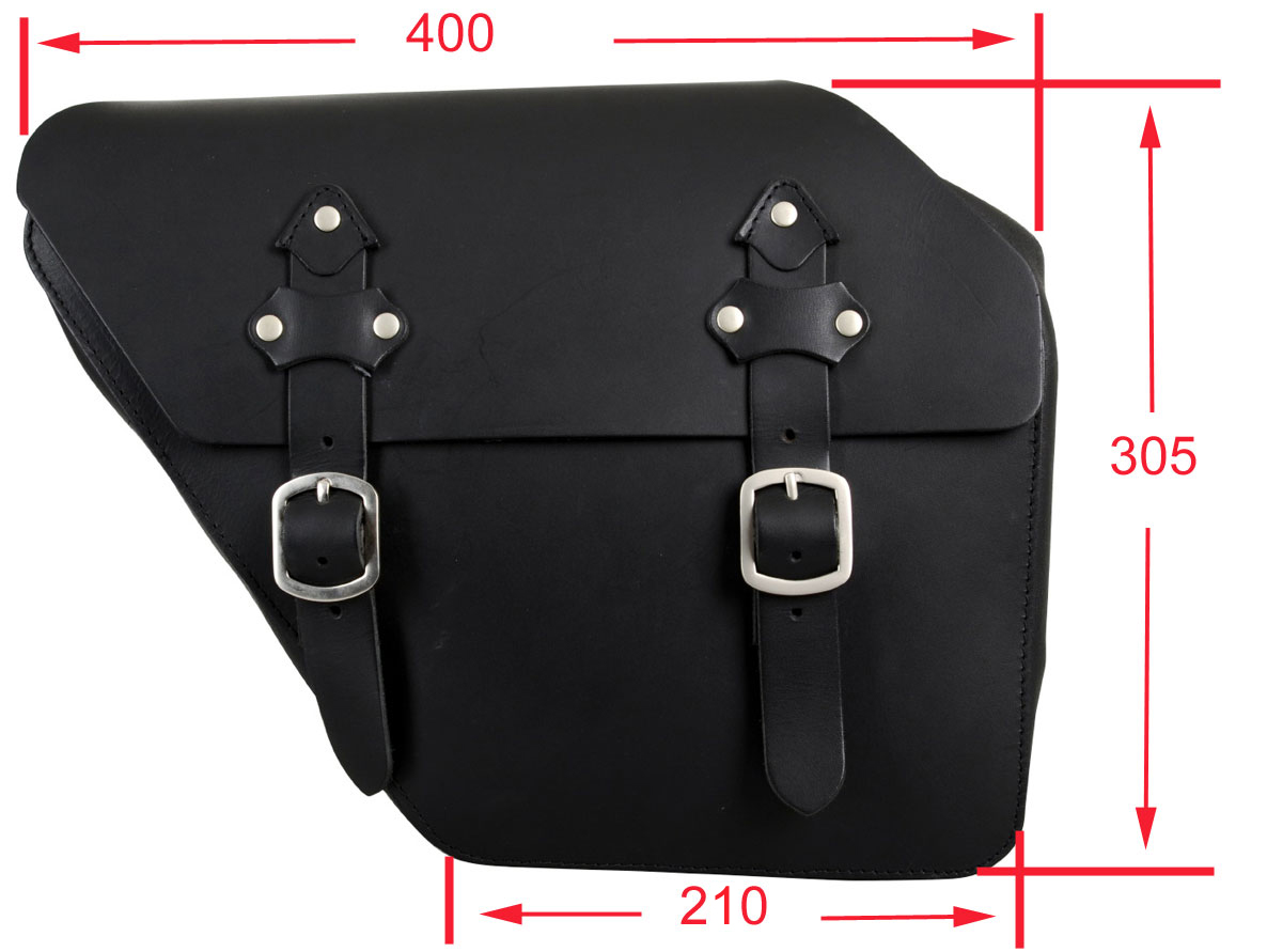 Saddlebag "Toledo" 13 litres with bracket suitable for HD V-Rod (2007-2010) - left