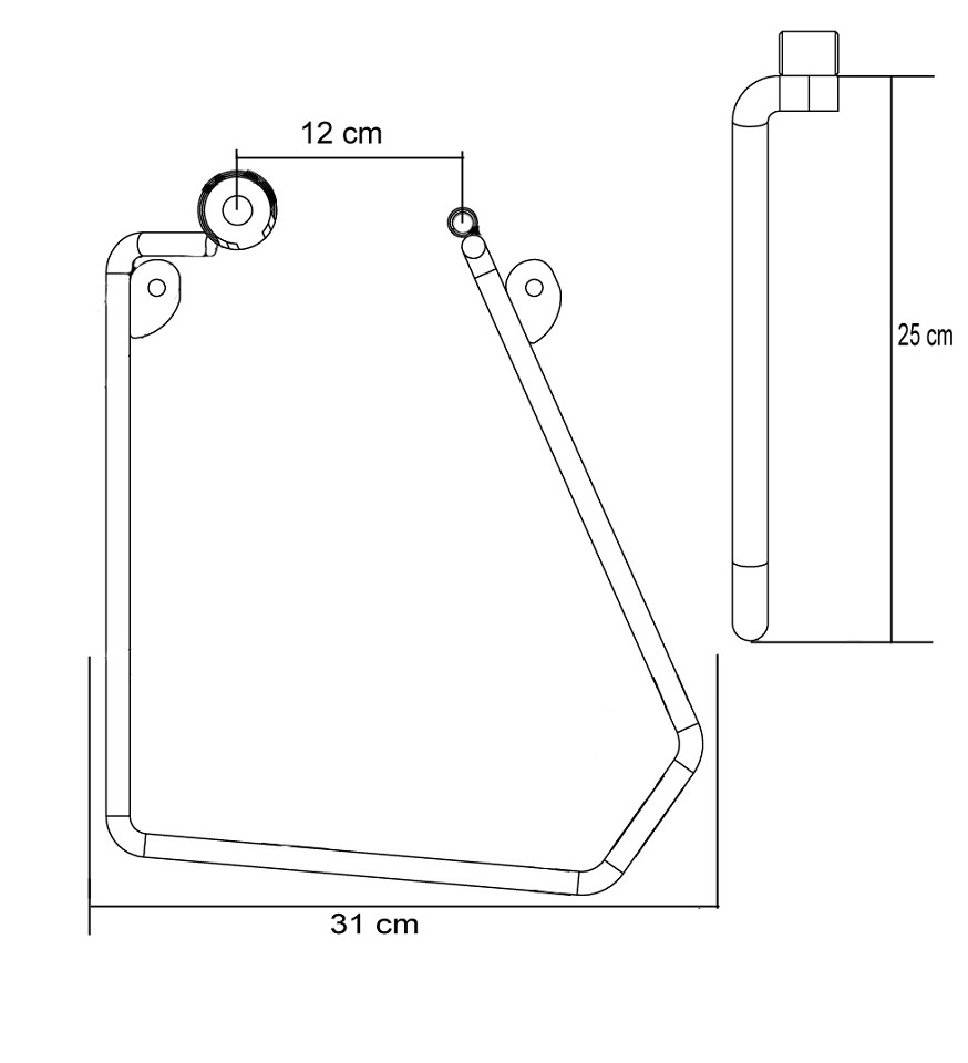 Satteltaschenhalter passend für HD Sportster (1995-2015) für 20+28 Liter „Boston“